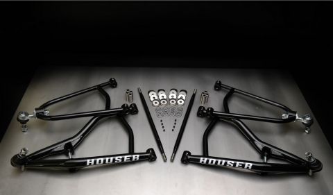 HOUSER A-ARMS HONDA TRX450R (VISI METAI), ILGOS EIGOS, +2,25 PLOČIO, +0 Į PRIEKĮ