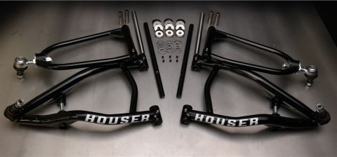 HOUSER A-ARMS MX YFZ450, RAPTOR 700, ILGOS EIGOS, +2,25" pločio, +0" priekyje
