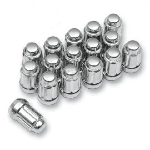 ITP chromuotos ratų veržlės 12MMX1.50 FLAT CHROME 16 vnt.