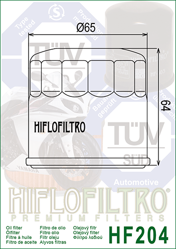 ALYVOS FILTRAS SUZUKI LT-V700 TWIN PEAKS 04-06 HF204
