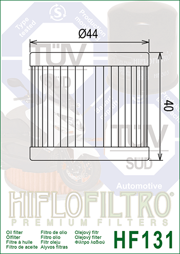 ALYVOS FILTRAS SUZUKI LTZ 90 125 185 ATV QUADRUNNER HF131