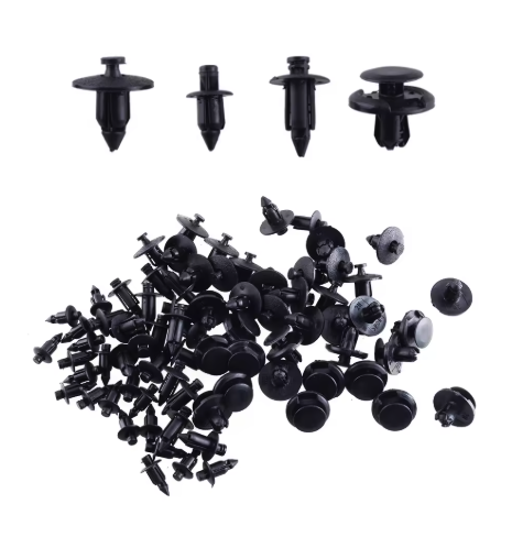 Apdailos tvirtinimo klipsų rinkinys ATV/moto M6-M8 80 vnt