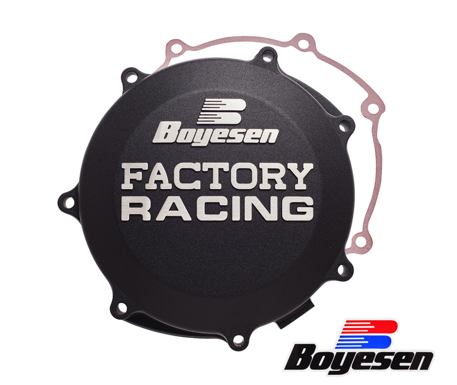 BOYESEN Factory Racing sankabos dangtelis juodas - Yamaha YFZ450 CC-38AB
