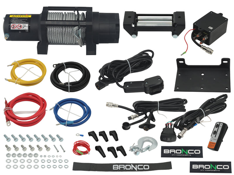 BRONCO GEN II gervė 6000 su plieniniu lynu