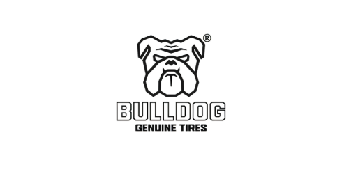 Bulldog ATV padangų logotipas