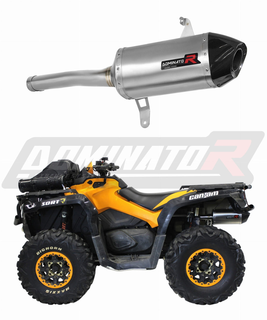 Dominator Duslintuvas CAN-AM OUTLANDER 650 2013-2017 HP7 + DB slopintuvas
