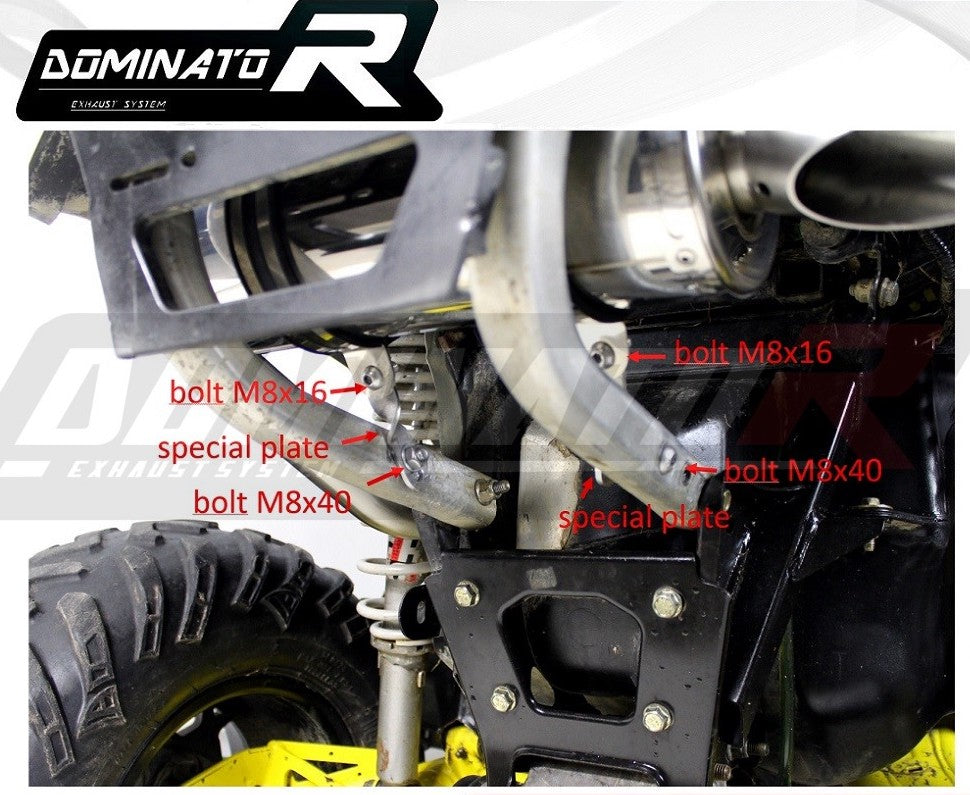 Dominator Duslintuvas CAN-AM RENEGADE 1000 G2 2012-2018 ST + DB slopintuvas