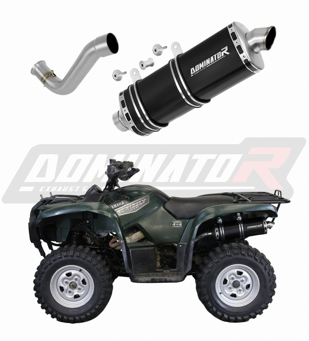 Dominator duslintuvas Yamaha YFM700 Grizzly 2007 - 2015 P7 JUODAS + DB slopintuvas