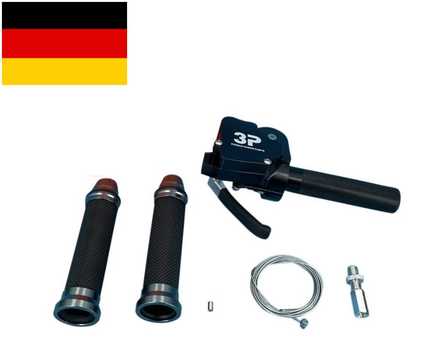 Dual Gasser dvigubas akseleratorius keturračiams 22 mm