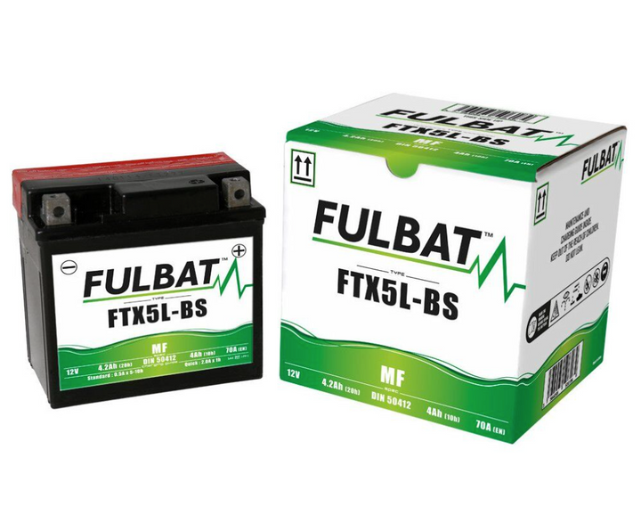 Fulbat akumuliatorius 12V/4AH FTX5L-BS (YTX5L-BS)