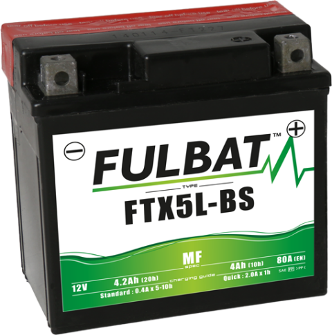 Fulbat akumuliatorius 12V/4AH FTX5L-BS (YTX5L-BS)