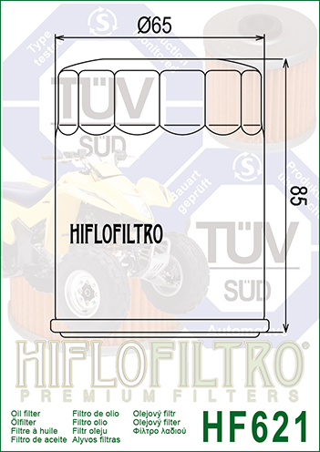 HIFLO Alyvos Filtras ARCTIC CAT TRV ALTERRA 300-1000 HF621