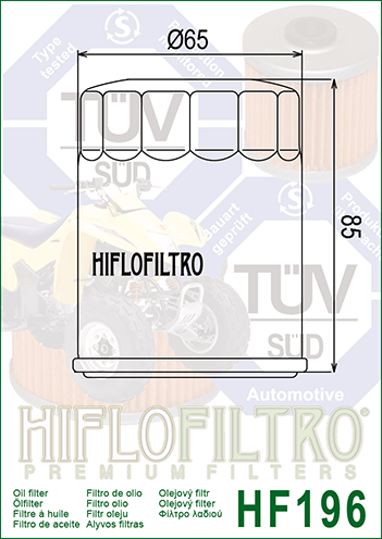 HIFLO Alyvos Filtras POLARIS SPORTSMAN 600 700 HF196