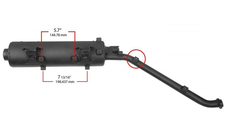 Išmetimo sistema Kawasaki KVF brute force 650 750 06-13