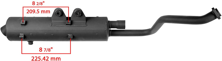 Išmetimo sistema Kawasaki Prairie KVF 650 700 02-13