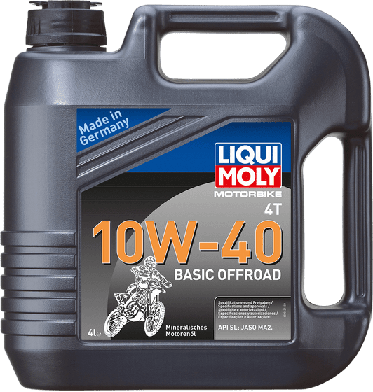 Liqui Moly variklio alyva 4T 10W-40 sintetinė 4L