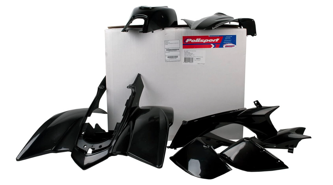 Polisport plastikų komplektas Yamaha YFZ 450 2004-2008 juodas 90074