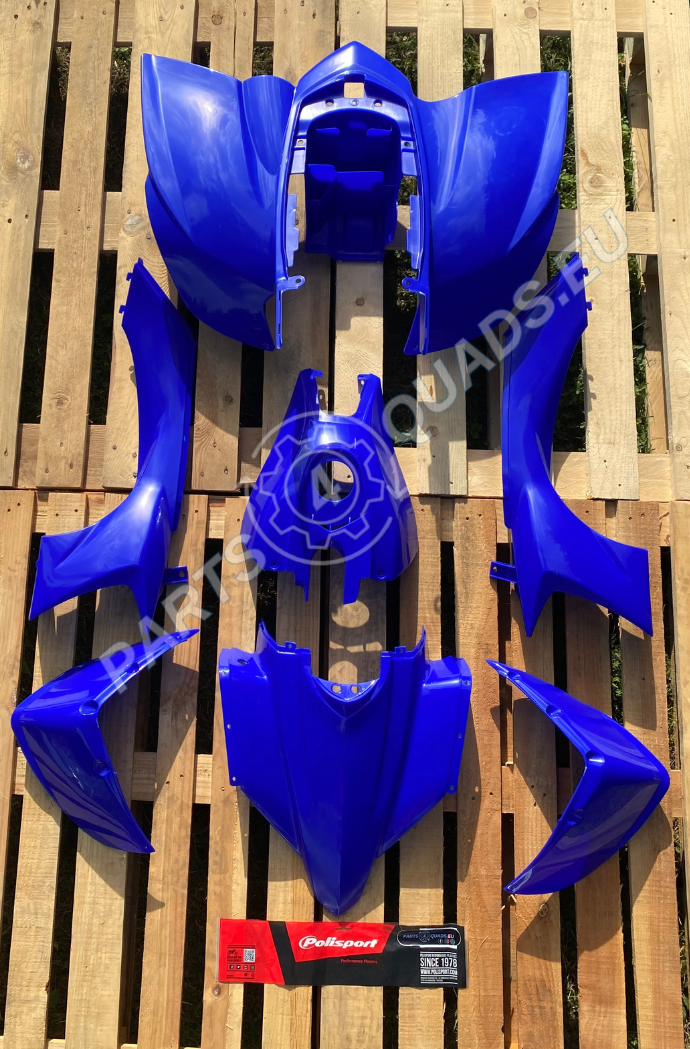 Polisport plastikų komplektas Yamaha YFZ 450 2004-2008 mėlynas 90075