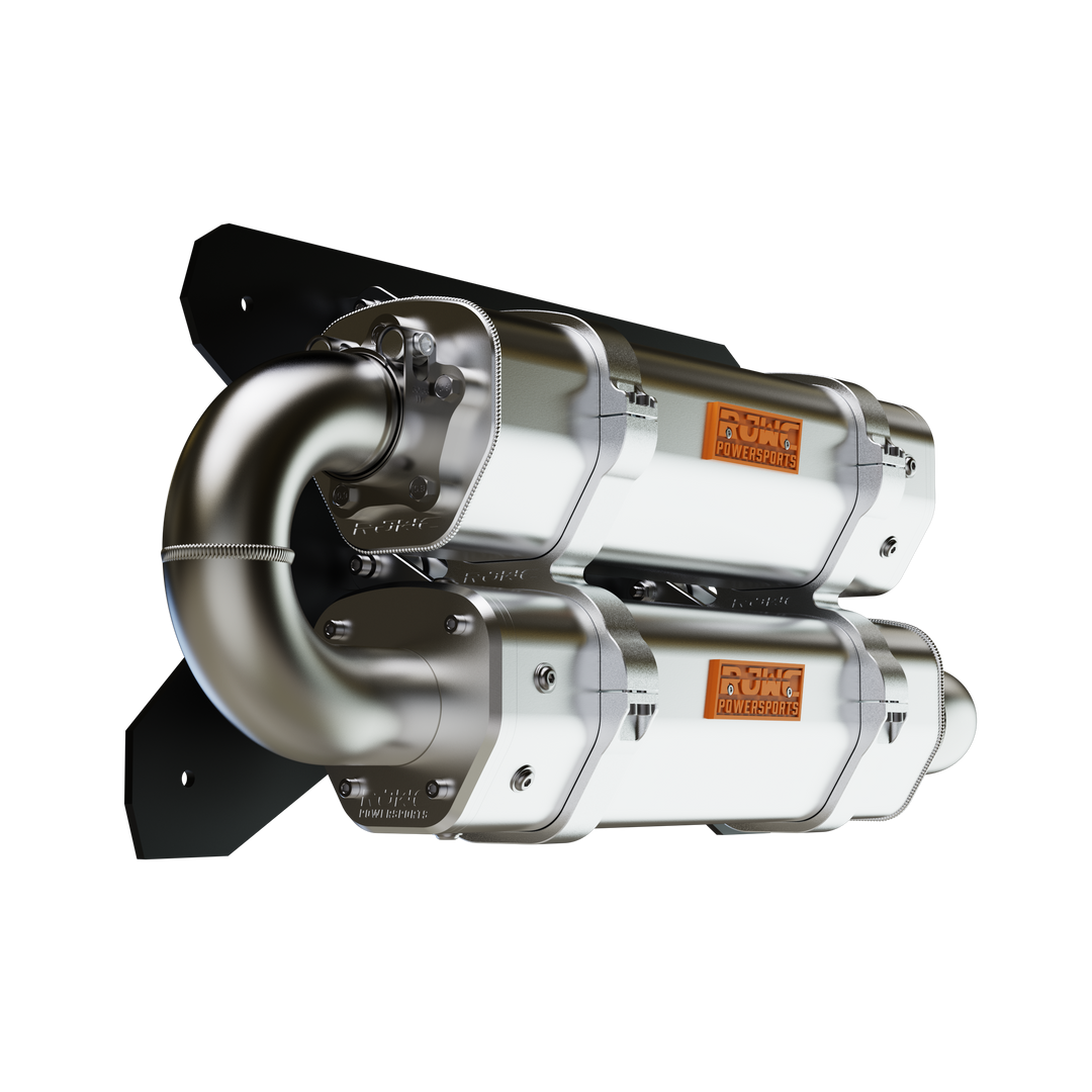 Rjwc APX dvigubas duslintuvas Polaris RZR XP Turbo Quiet 10060050