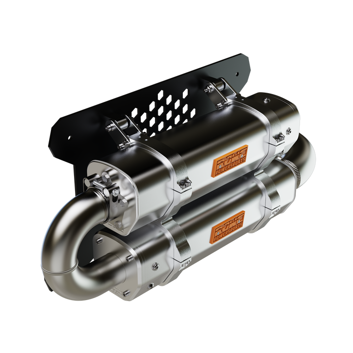 Rjwc APX dvigubas duslintuvas Polaris RZR XP Turbo Quiet 10060050