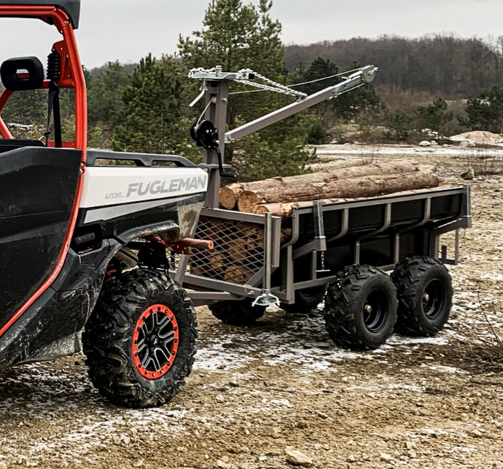 SHARK ATV PRIEKABA WOOD 1500 JUODA