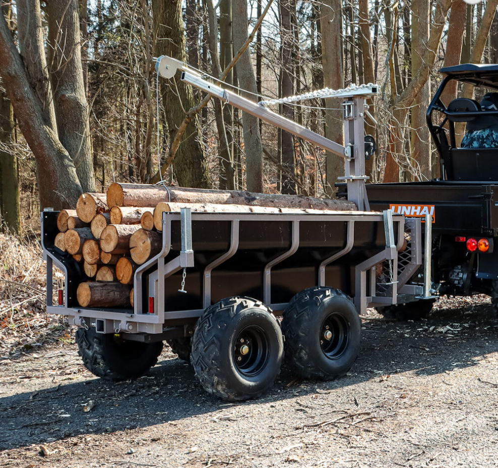 SHARK ATV PRIEKABA WOOD 1500 JUODA