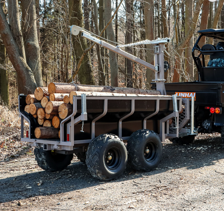 SHARK ATV PRIEKABA WOOD 1500 JUODA