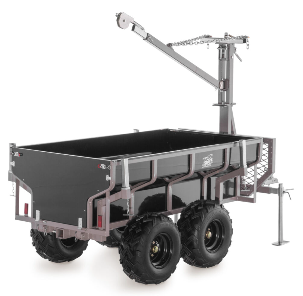 SHARK ATV PRIEKABA WOOD 1500 JUODA