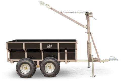 SHARK ATV PRIEKABA WOOD 1500 JUODA