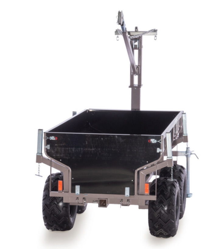 SHARK ATV PRIEKABA WOOD 1500 JUODA