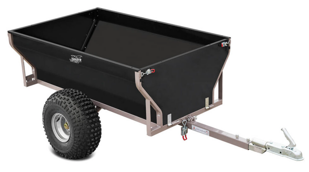 SHARK ATV PRIEKABA WOOD 550 JUODA