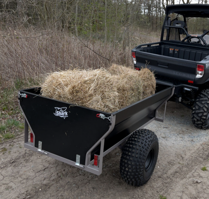 SHARK ATV PRIEKABA WOOD 550 JUODA