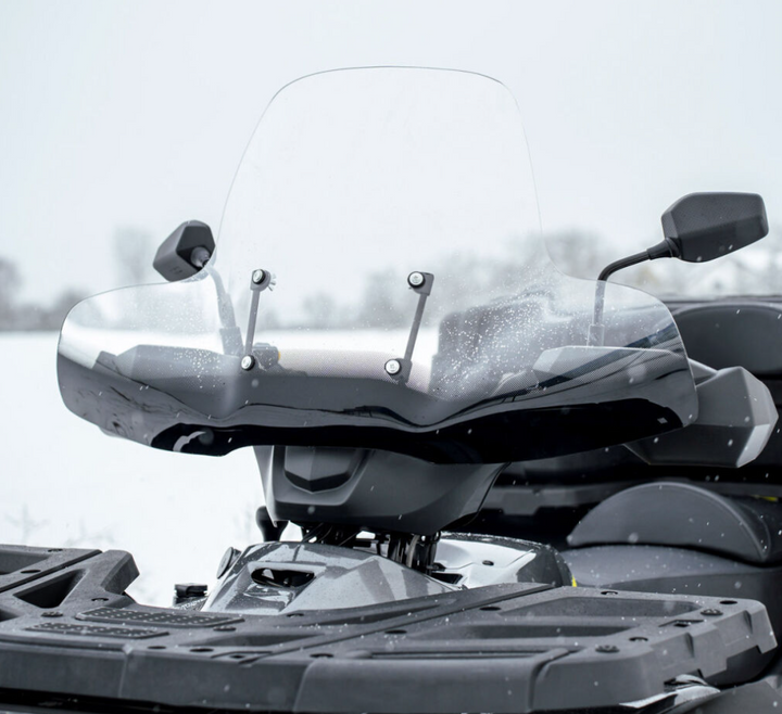 SHARK ATV priekinis stiklas universalus + montavimo komplektas
