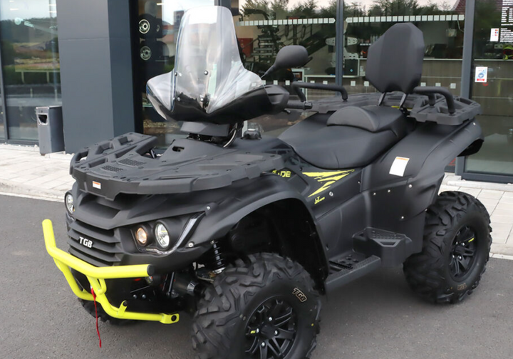 SHARK ATV priekinis stiklas universalus + montavimo komplektas