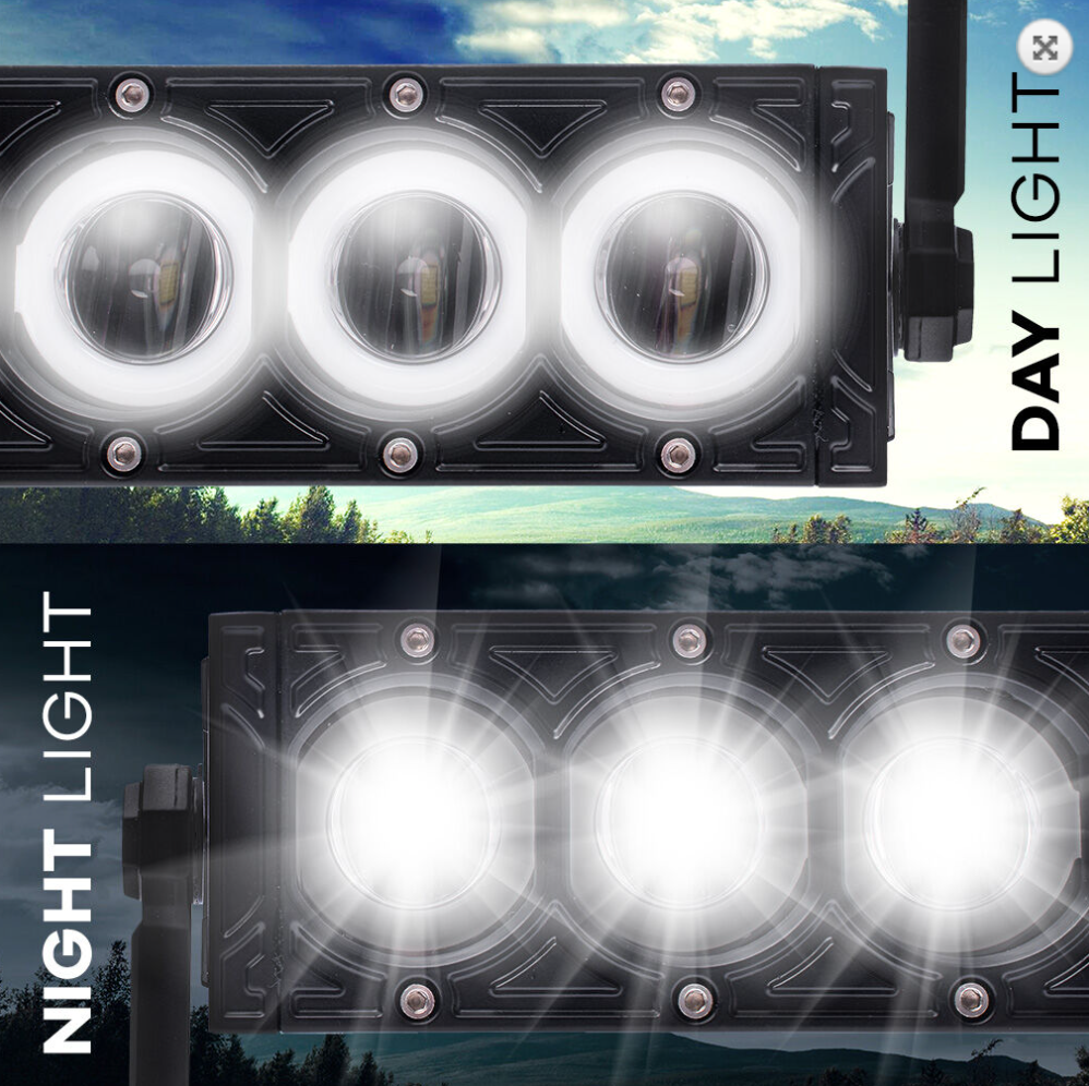 SHARK LED BARAS 43cm su HALO RING 80W