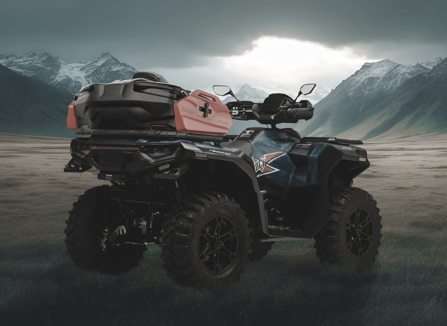 Tesseract galinė daiktadėžė LONCIN XWOLF 1000