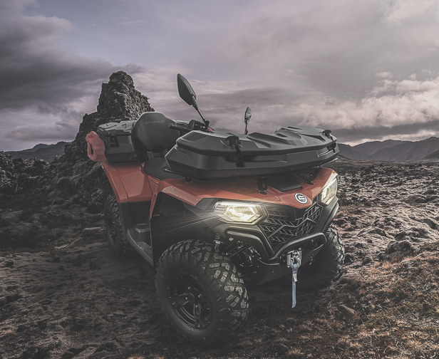 Tesseract priekinė daiktadėžė CFMOTO CFORCE 450