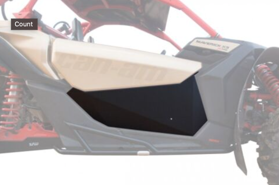 XRW durys, apatinė dalis - CAN-AM MAVERICK X3 XRS 110102512PR